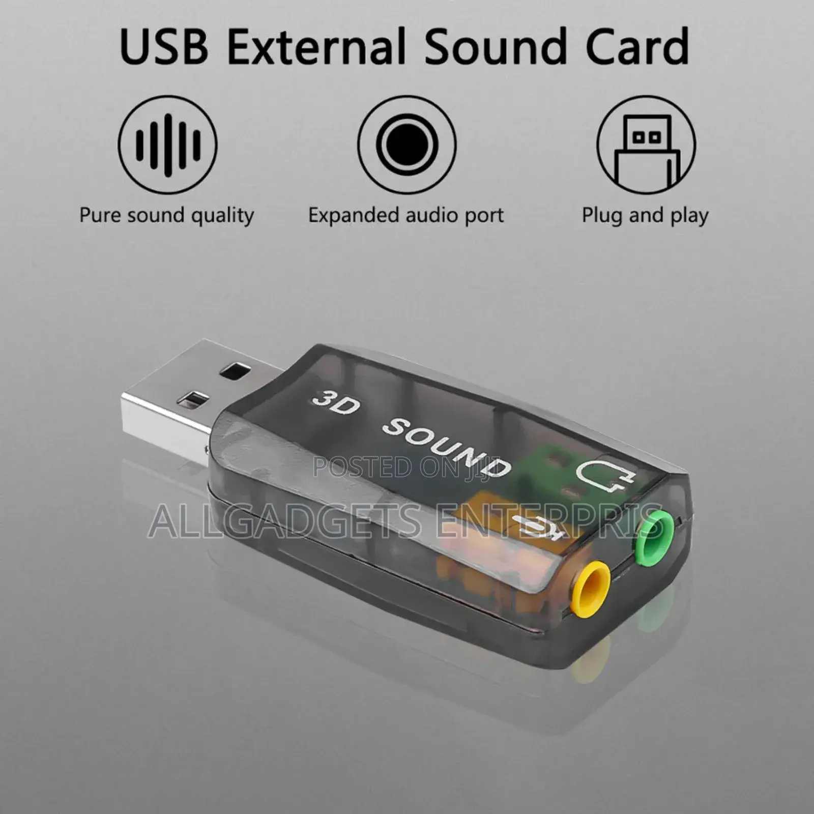 Sound Card For Speaker And Headset
