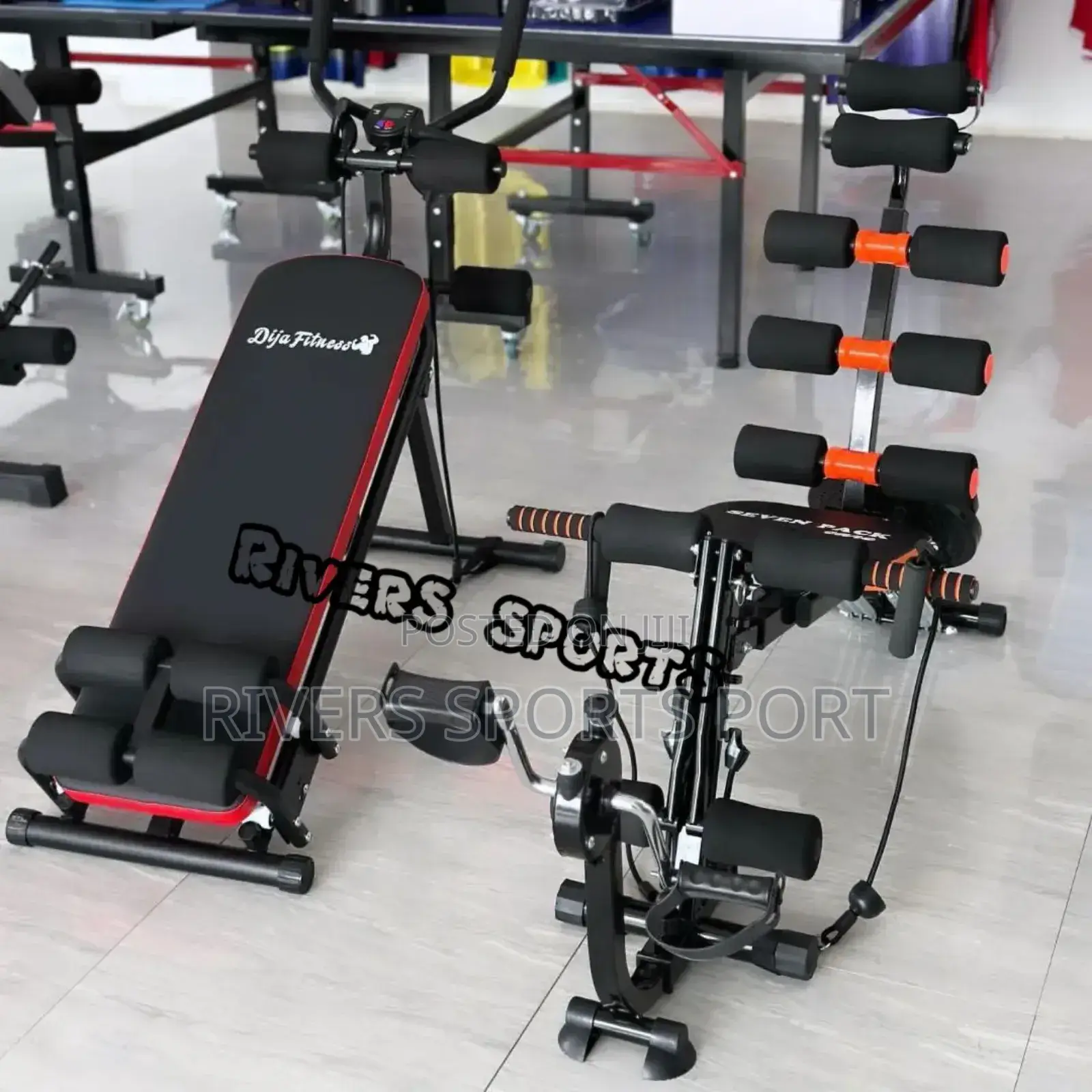 200kg Six Pack Care/Wonder Core With Pedals, Resistance Band