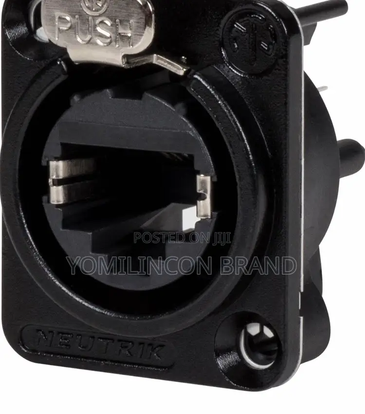 Neutrik NE8FAV - Vertical PCB Mount RJ45 Receptacle