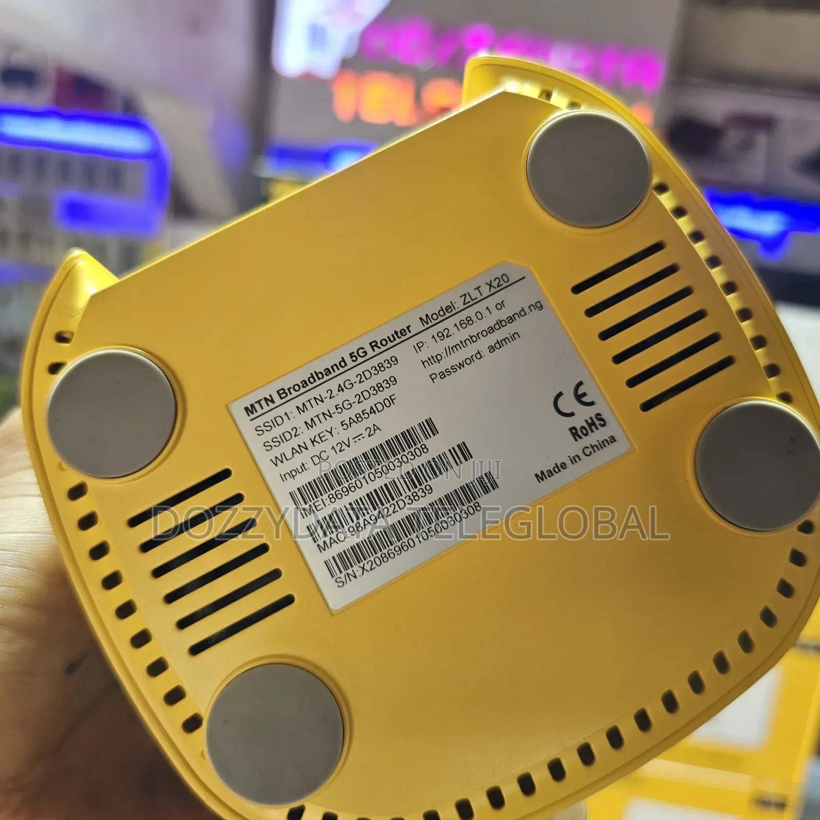 MTN ZLT X20 5g Universal Unlocked 5G Broadband Router