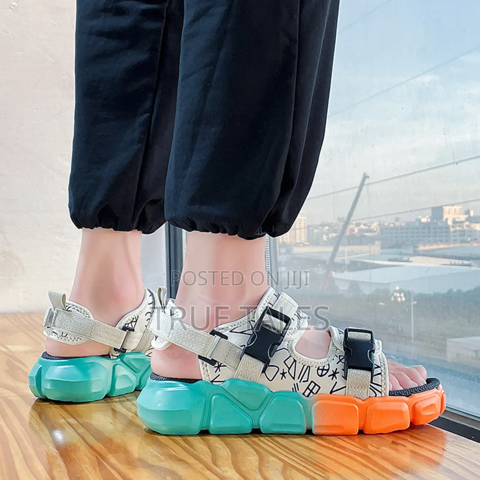 Big Boy's High Quality Multicoloured Sandals Size 38 to 45