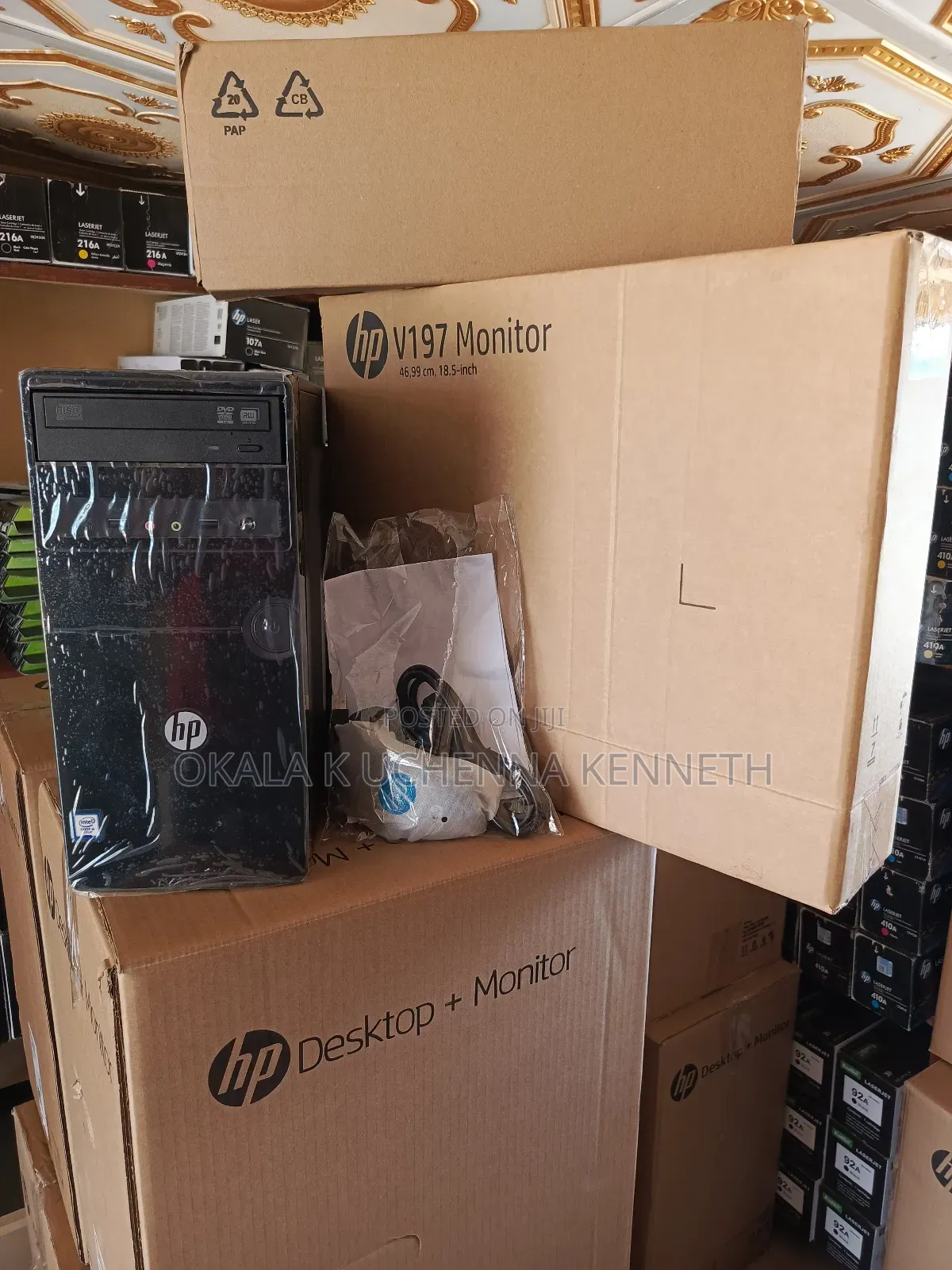New Desktop Computer HP 4GB Intel Core I3 HDD 500GB