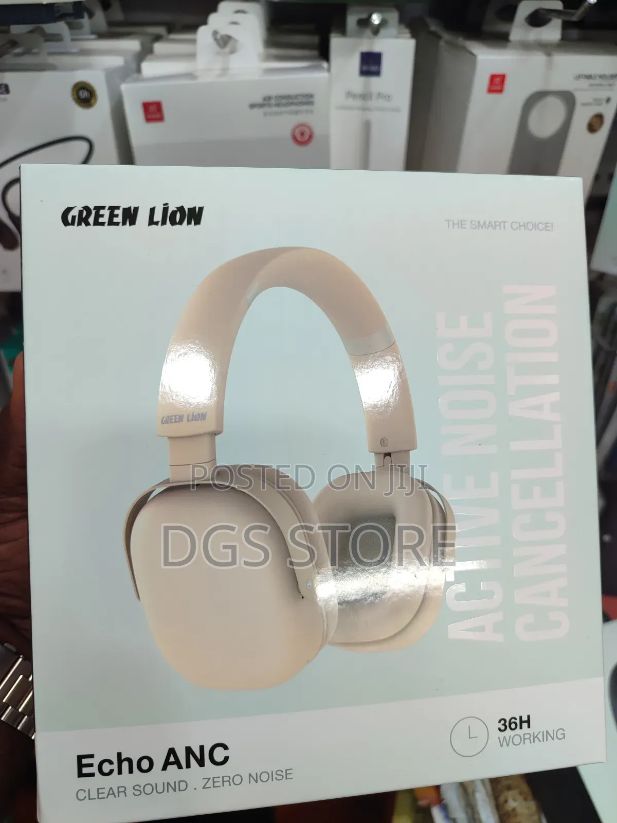 Green Lion Echo ANC Clear Sound Bluetooth Headphone