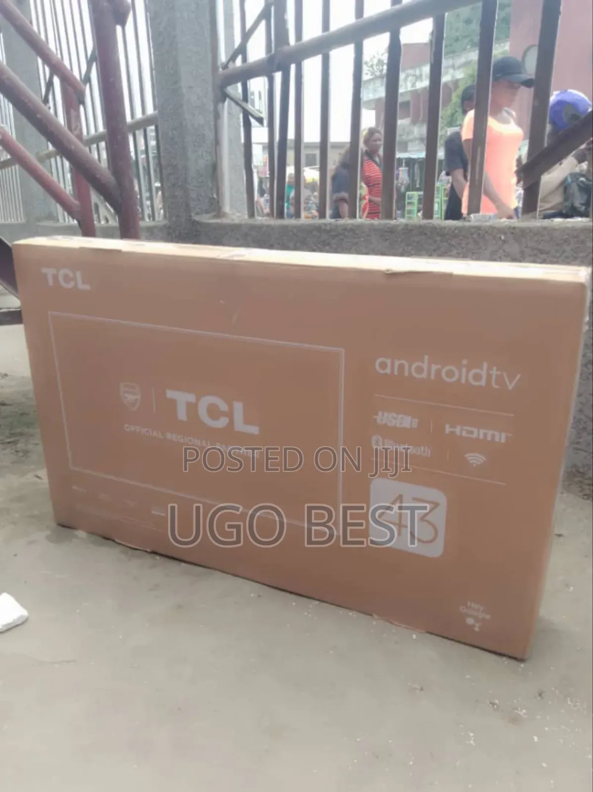TCL 43 Inches Google Android TV USB HDMI AV Netflix Utub