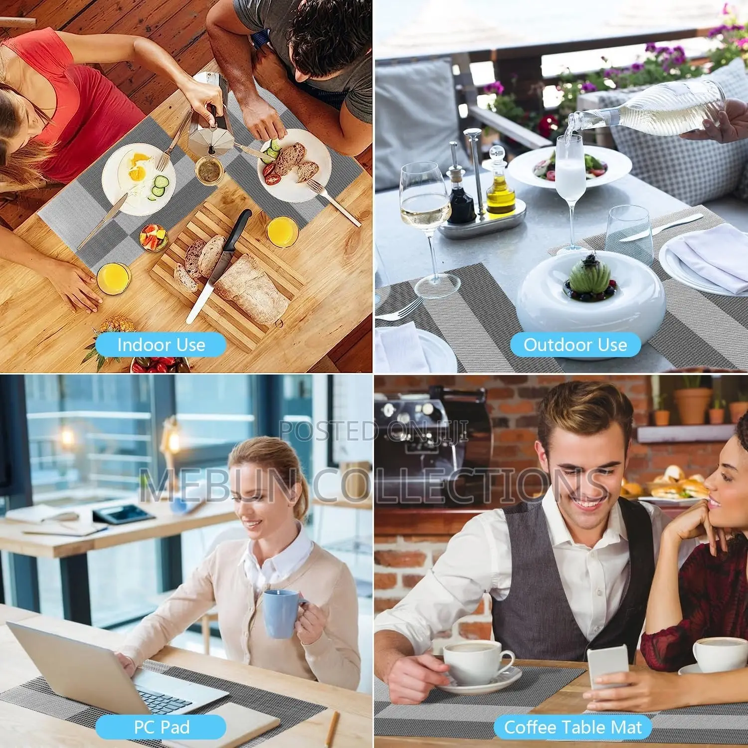 Set of 6 Placemat for Dining and Table