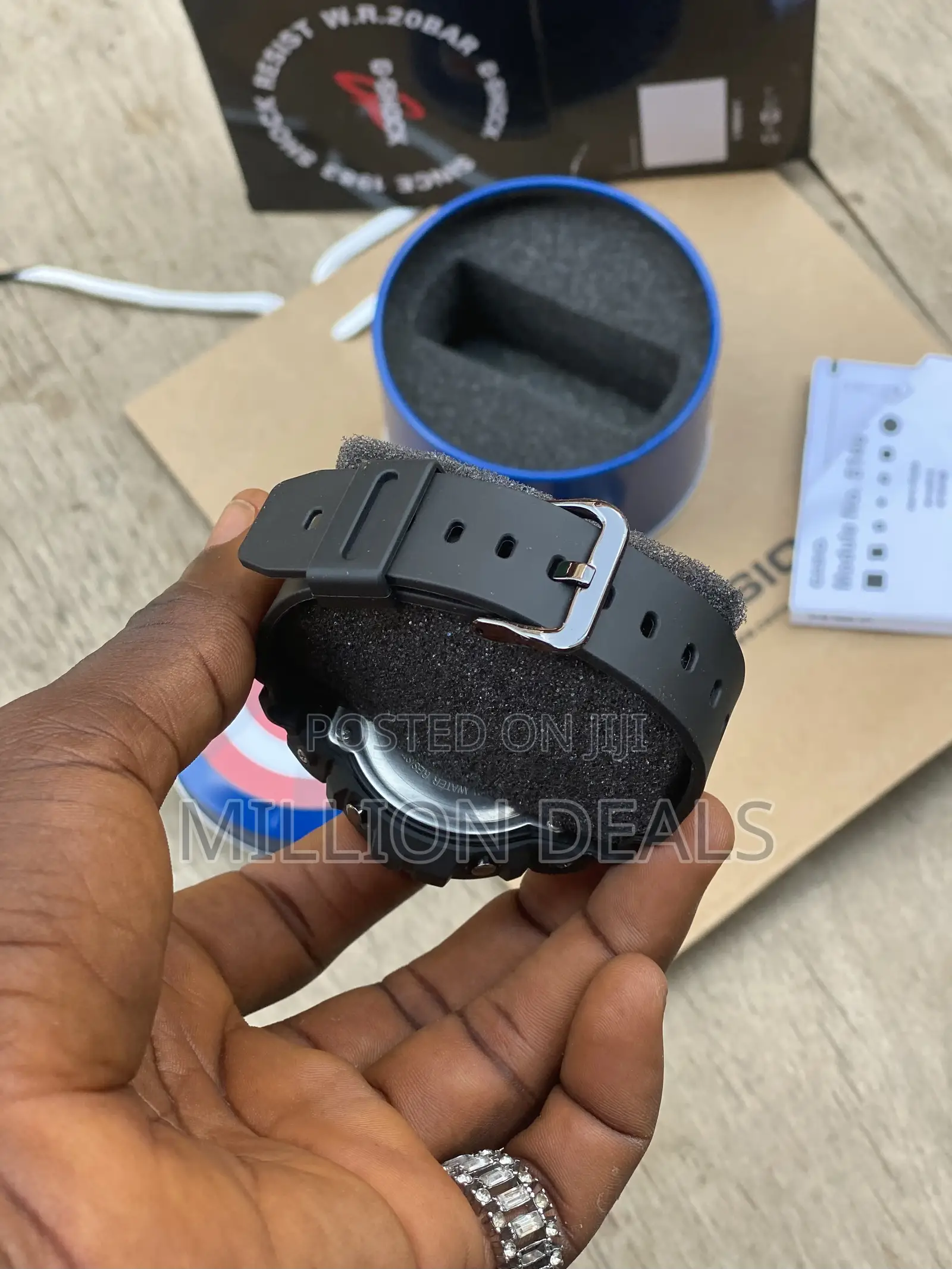 Black Rubber Strap Luxe Men’S G-Shock Wrist Watch