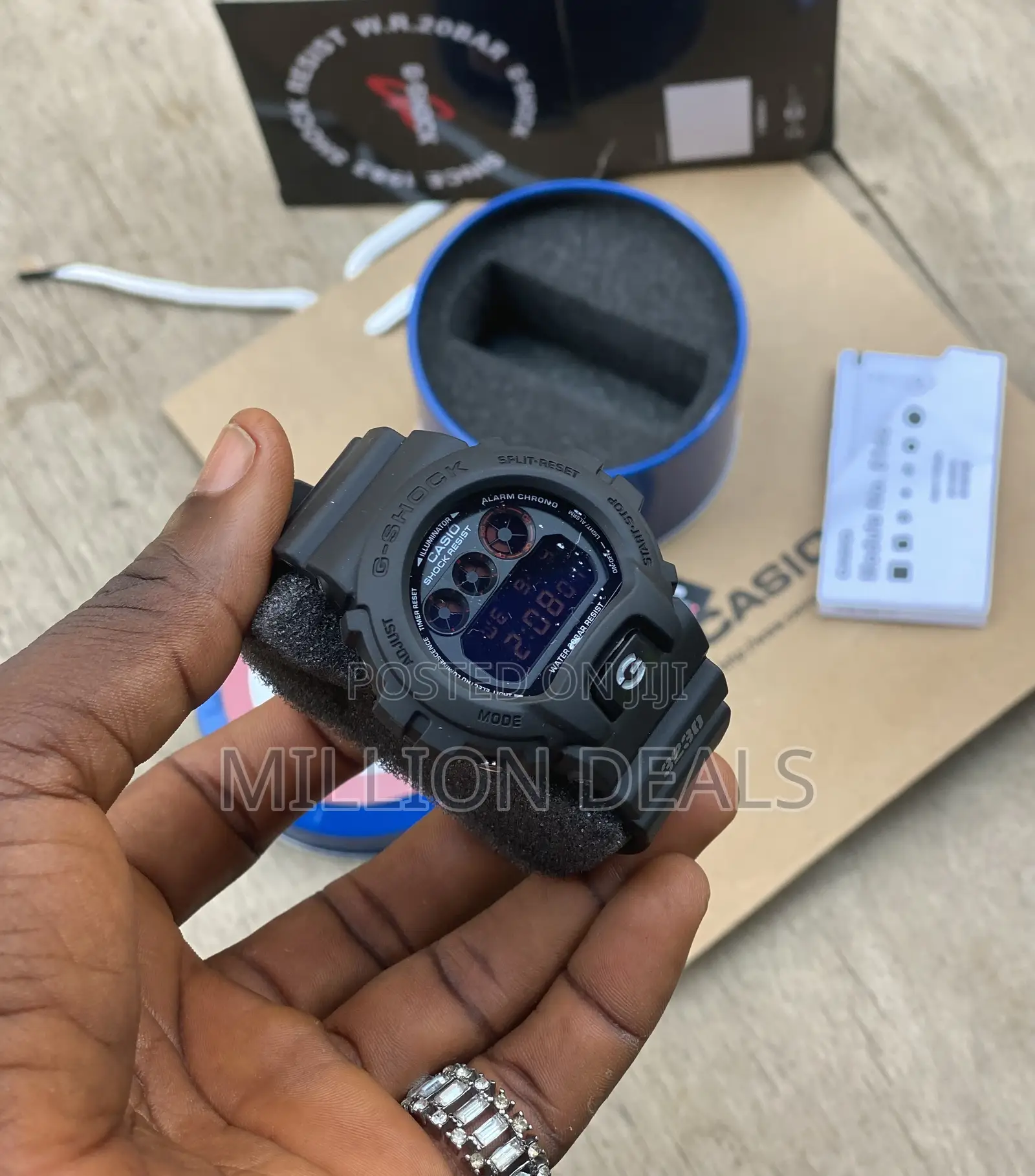 Black Rubber Strap Luxe Men’S G-Shock Wrist Watch