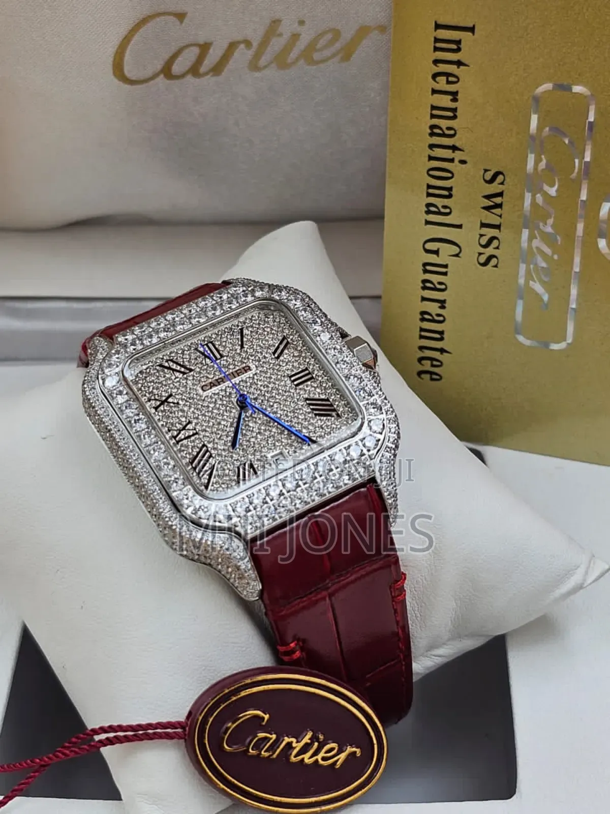 AAA Cartier Studded Dial Watch