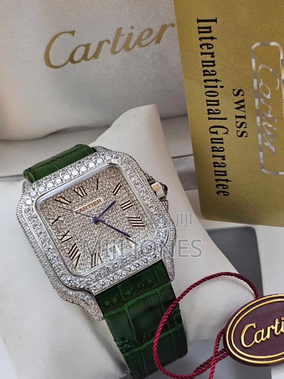 AAA Cartier Studded Dial Watch