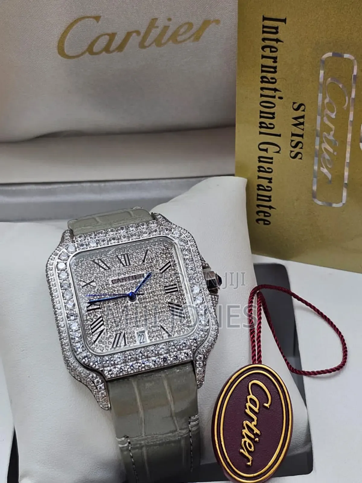 AAA Cartier Studded Dial Watch