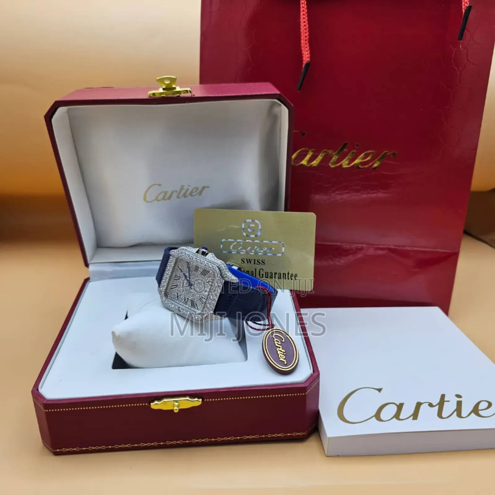 AAA Cartier Studded Dial Watch