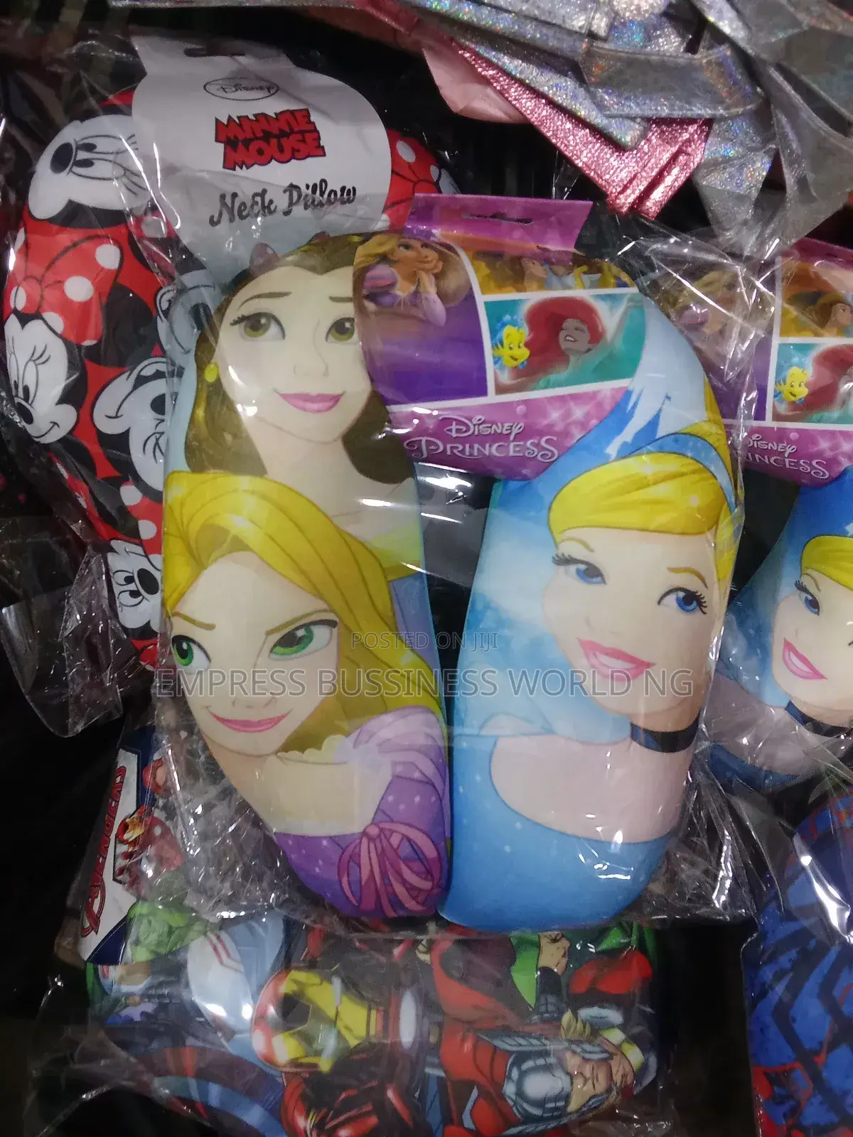 Kid's Cartoon Characters Neck Pillow