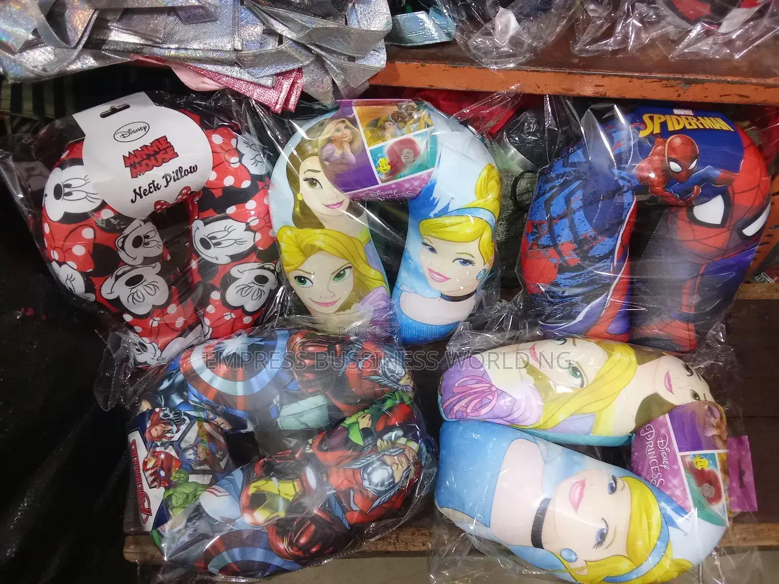 Kid's Cartoon Characters Neck Pillow
