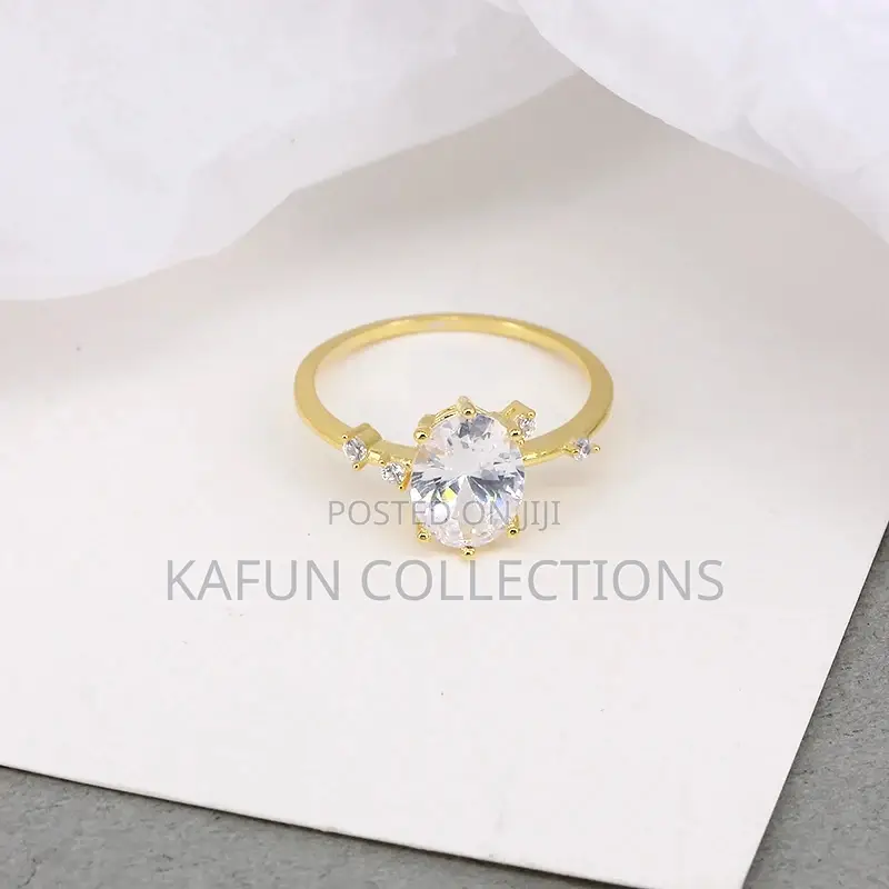 Original Quality. Long Lasting.Sterling S925 Gold. Proposal Ring