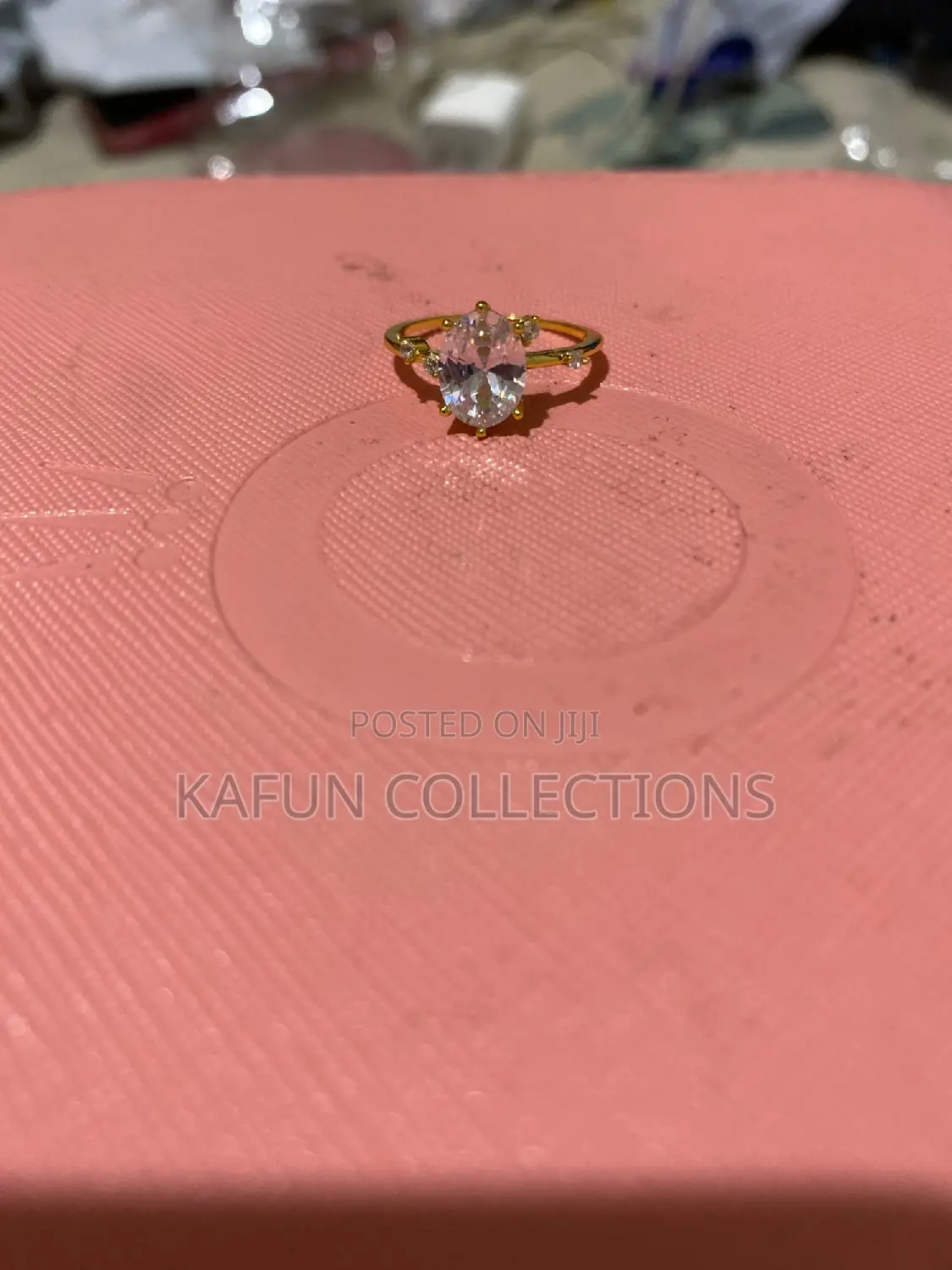 Original Quality. Long Lasting.Sterling S925 Gold. Proposal Ring