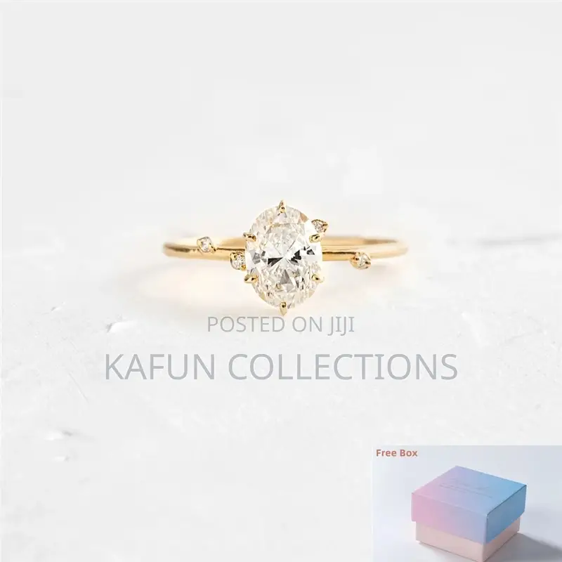 Original Quality. Long Lasting.Sterling S925 Gold. Proposal Ring