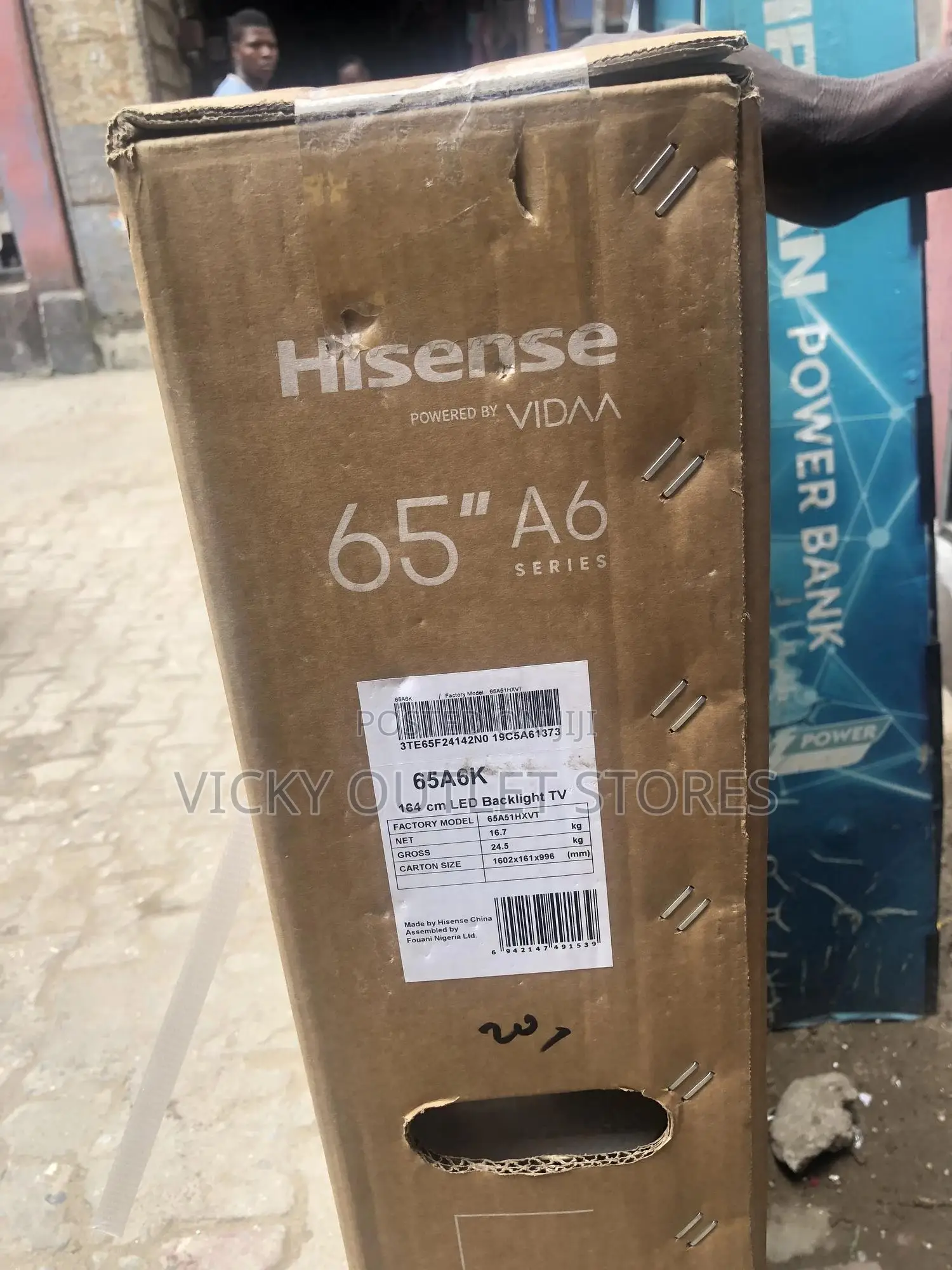 Original. Hisense 65” Inches Uhd4k Smart Tv