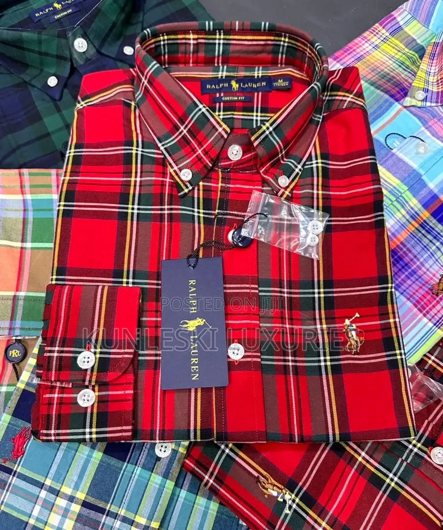 Original Polo Ralph Lauren Long Sleev Check Shirt Collection