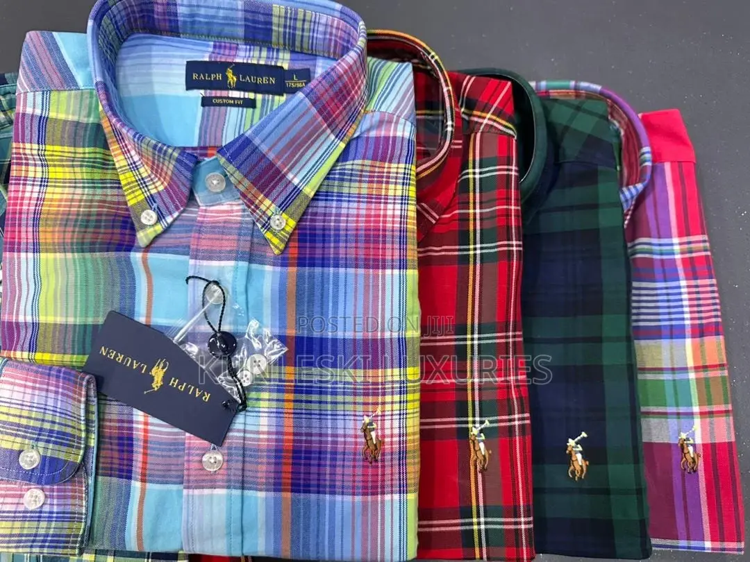 Original Polo Ralph Lauren Long Sleev Check Shirt Collection