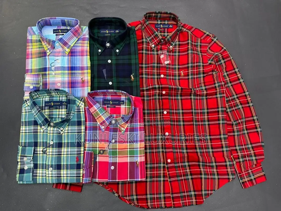 Original Polo Ralph Lauren Long Sleev Check Shirt Collection