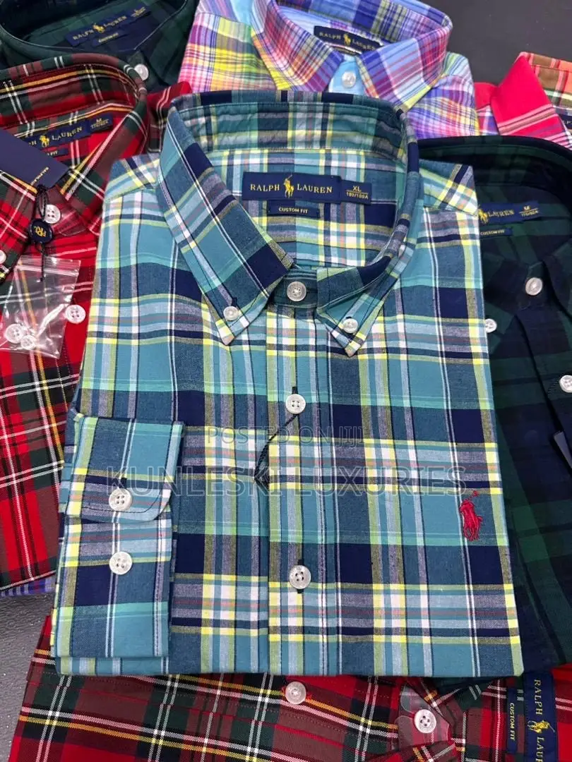 Original Polo Ralph Lauren Long Sleev Check Shirt Collection