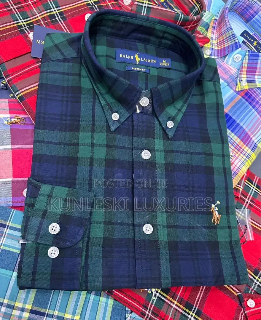 Original Polo Ralph Lauren Long Sleev Check Shirt Collection