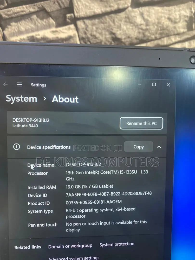 Laptop Dell Latitude 3440 16GB Intel Core I5 SSD 256GB
