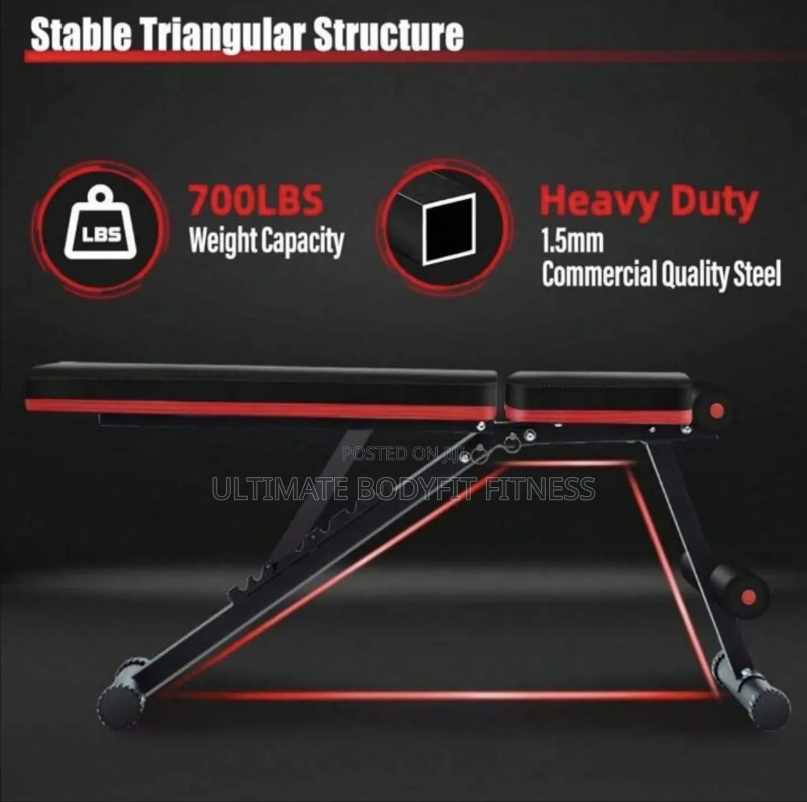 Brand New Hc-318 Adjustable Bench
