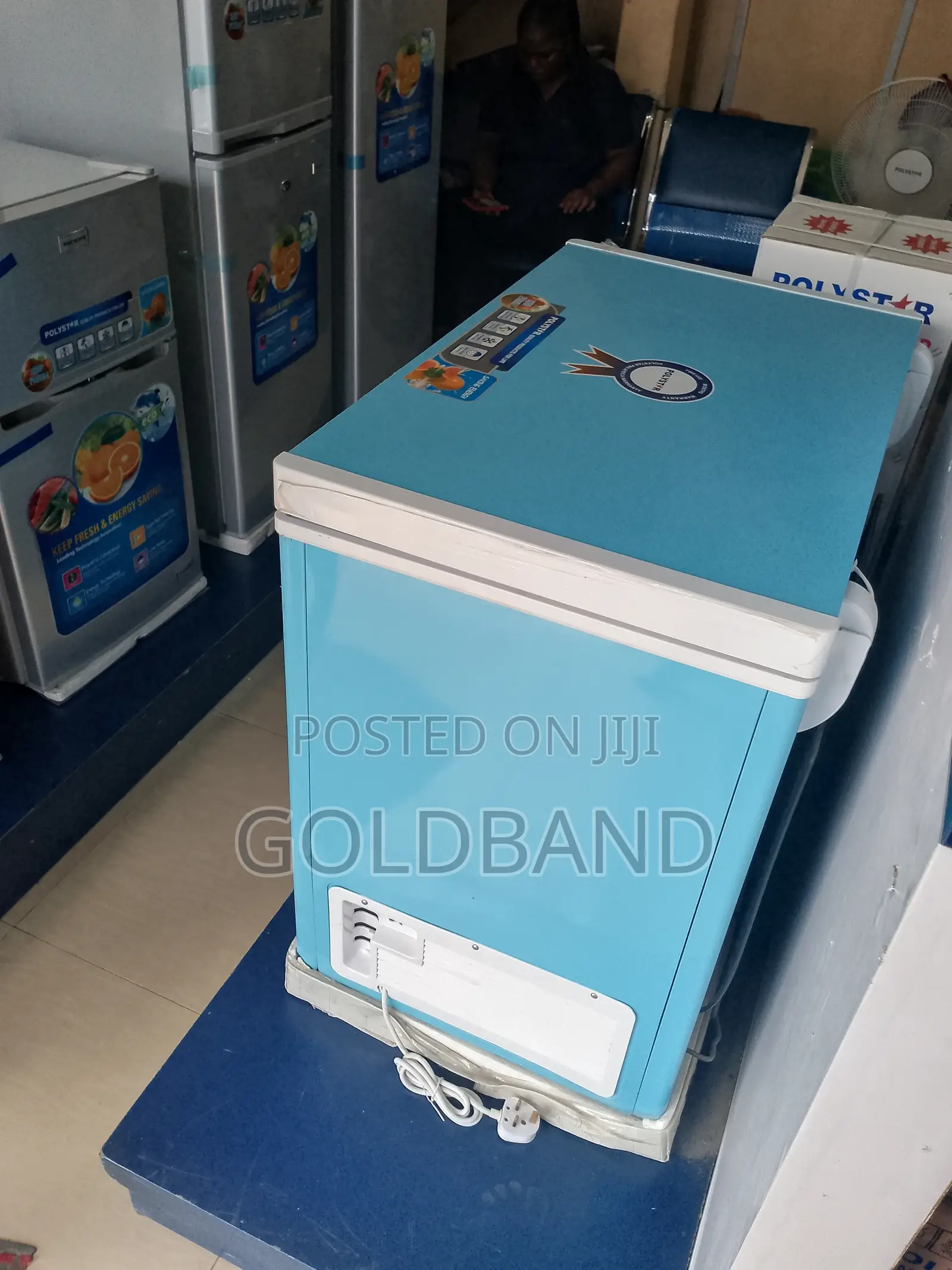 Power Cooling Polystar Blue Chest Freezer "Pv-Cf322blu"