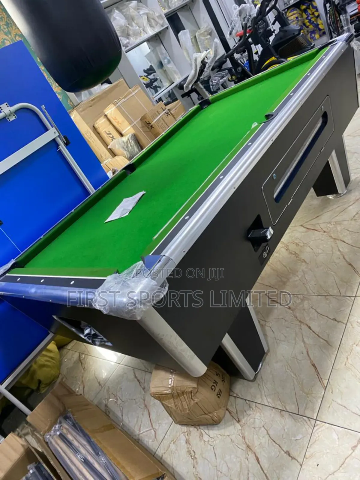 British Design Marble Top Coin Snooker 8fit