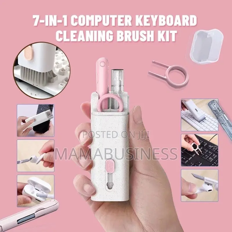 7 in 1 Multipurpose Computer Keyboard Earphones Cleaning K