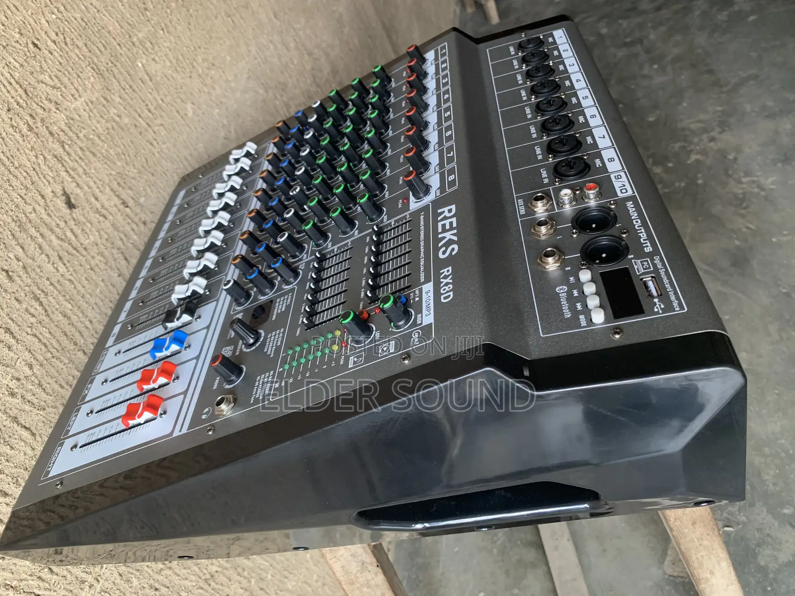 8 Channel Powered Mixer Amplifier With Usd,Equalizer