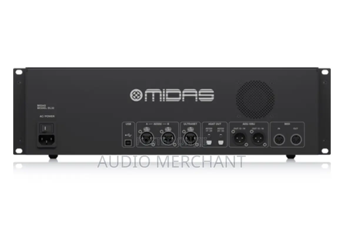 Midas 32 Input, 16 Output Stage Box With Preamplifier