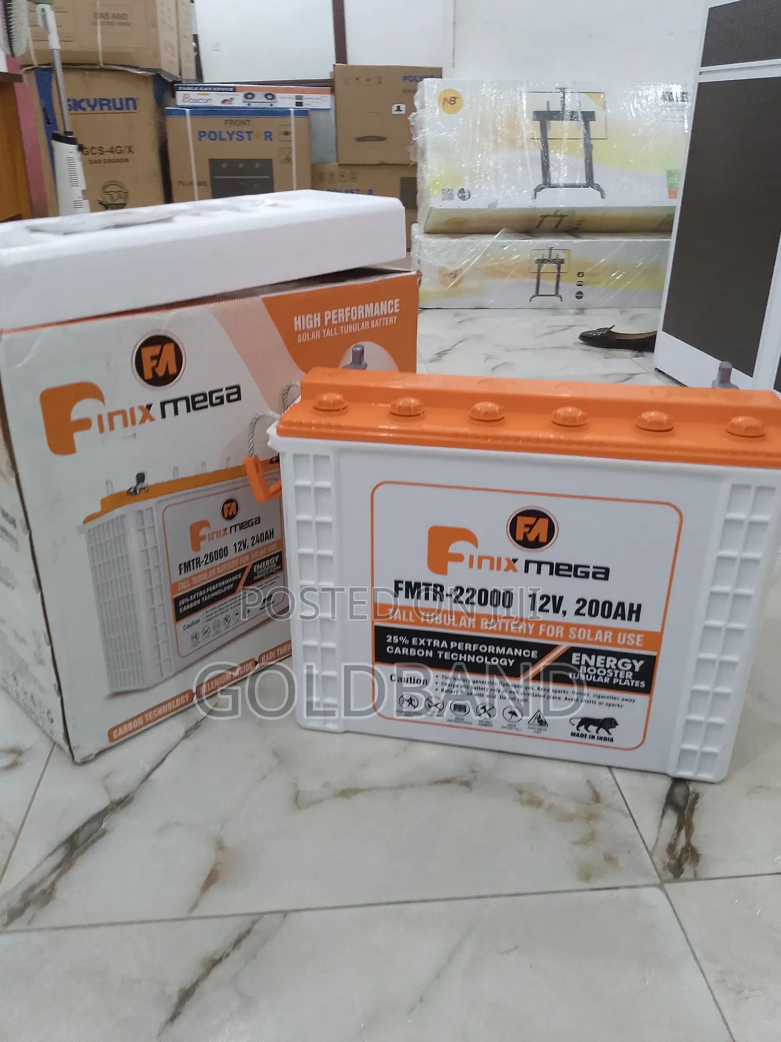 Affordable Finix Mega Tall Tubular Battery for Solar Use
