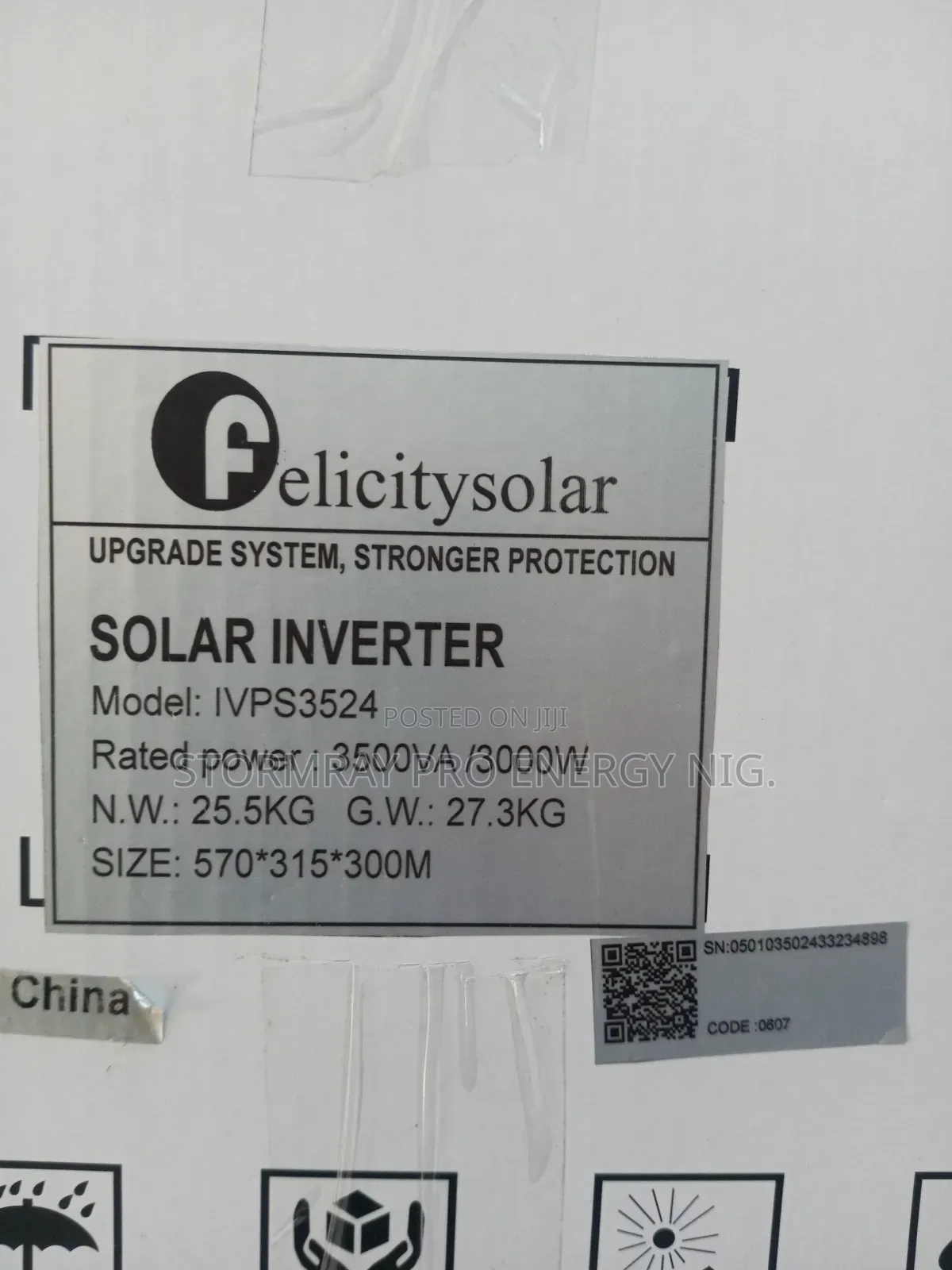 Felicity 3.5kva Inverter Available