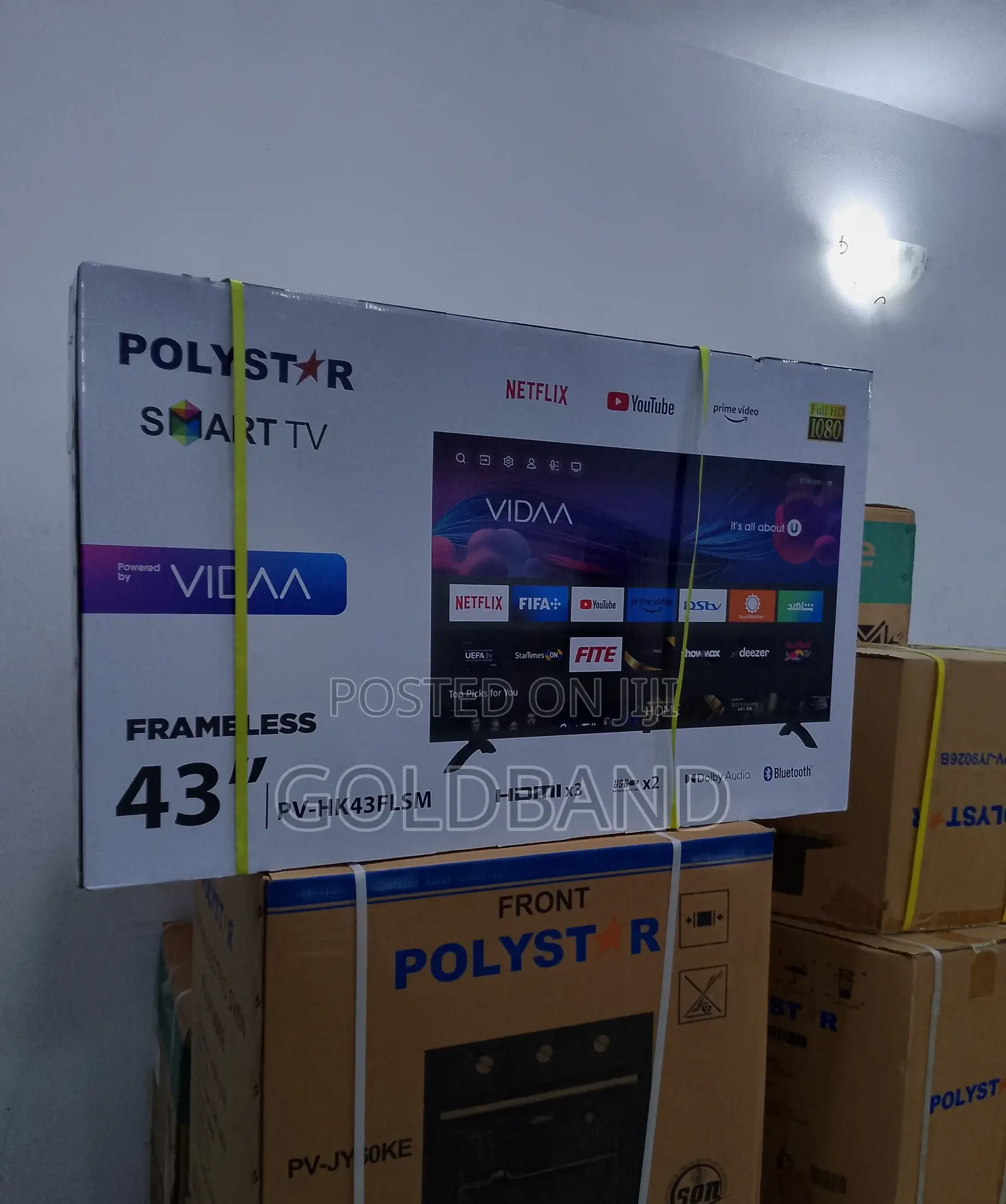 Super Cool Polystar 43" Frameless Full HD Smart Television
