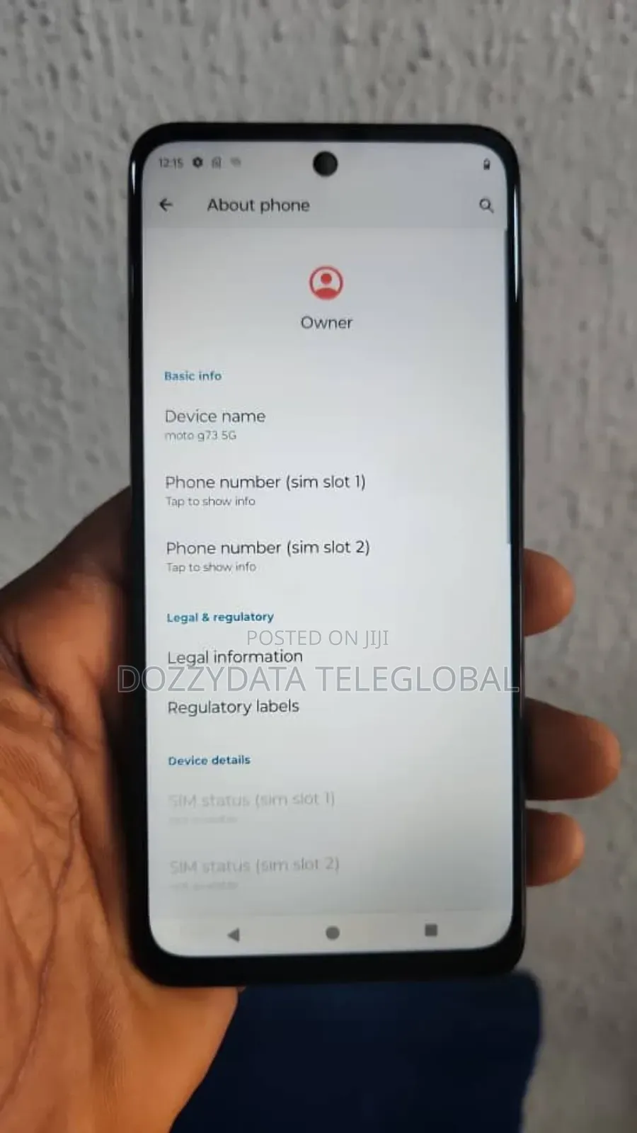 Motorola Moto G73 256 GB Black