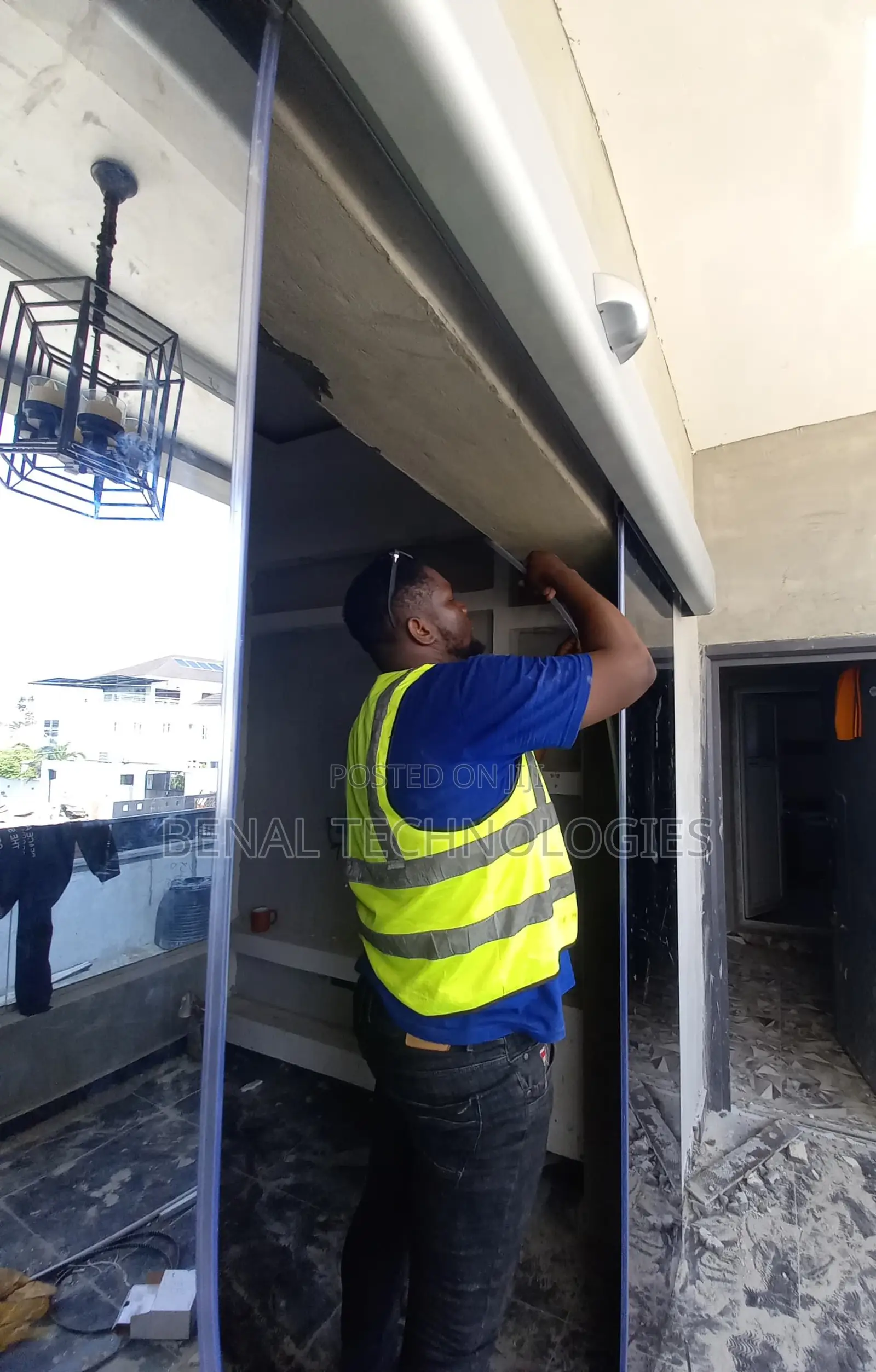 Automatic Sliding Glass, Contactless Entryway System