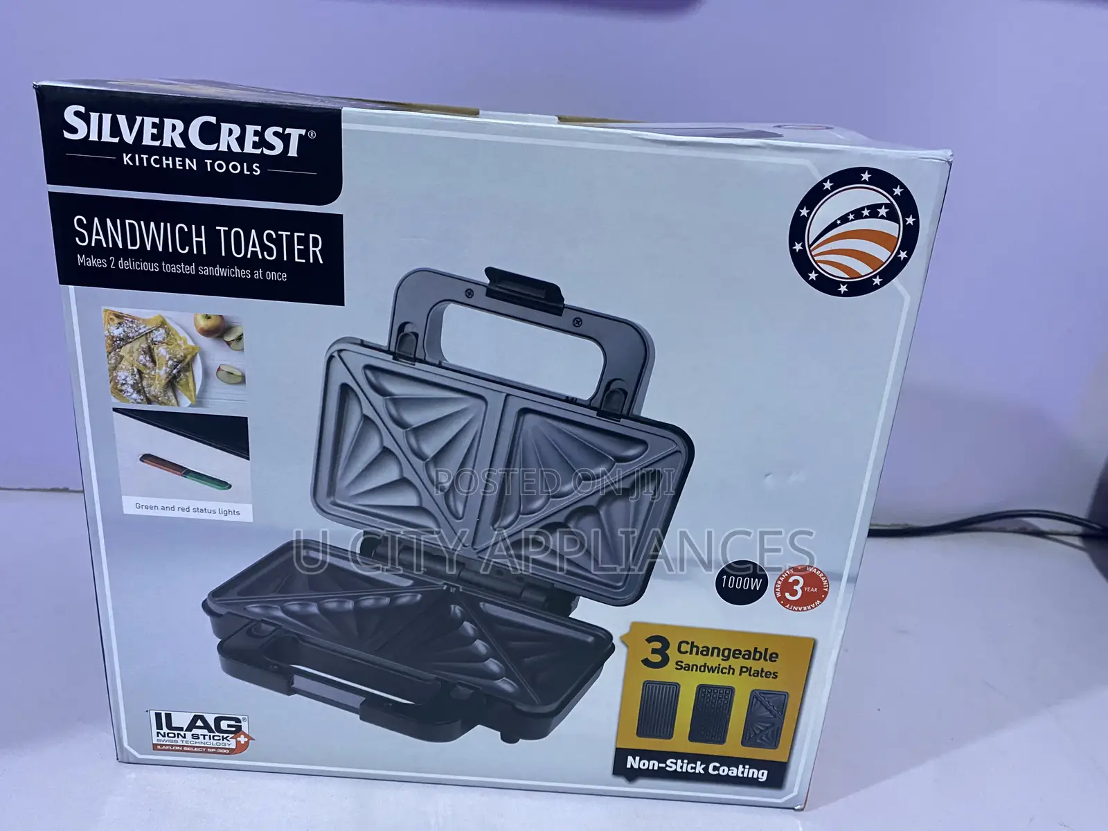 3in1 Changeable Sandwich Toaster
