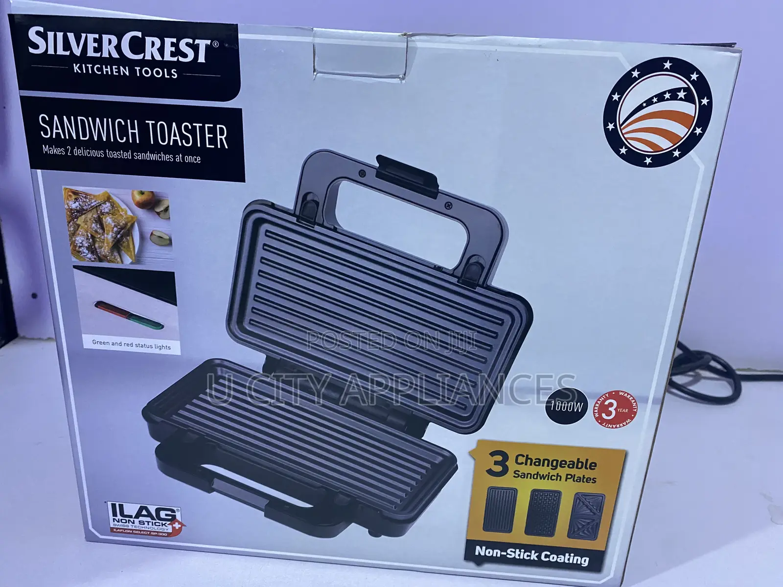 3in1 Changeable Sandwich Toaster
