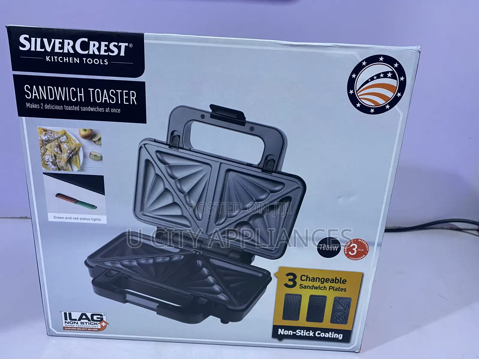 3in1 Changeable Sandwich Toaster