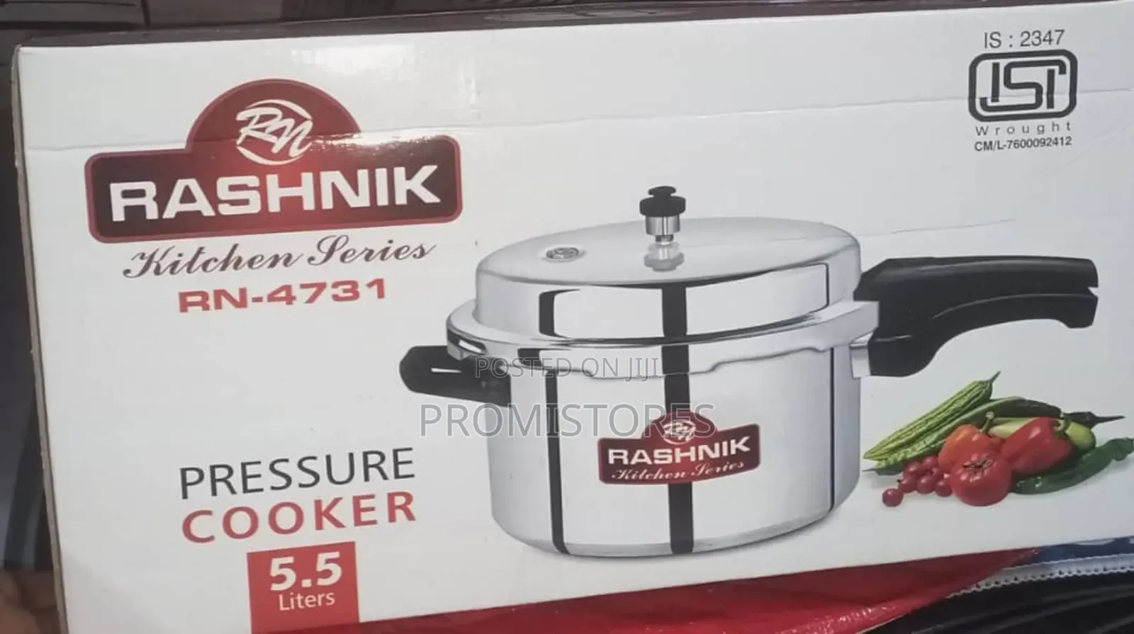7.5litres Rashnik Pressure Cooker