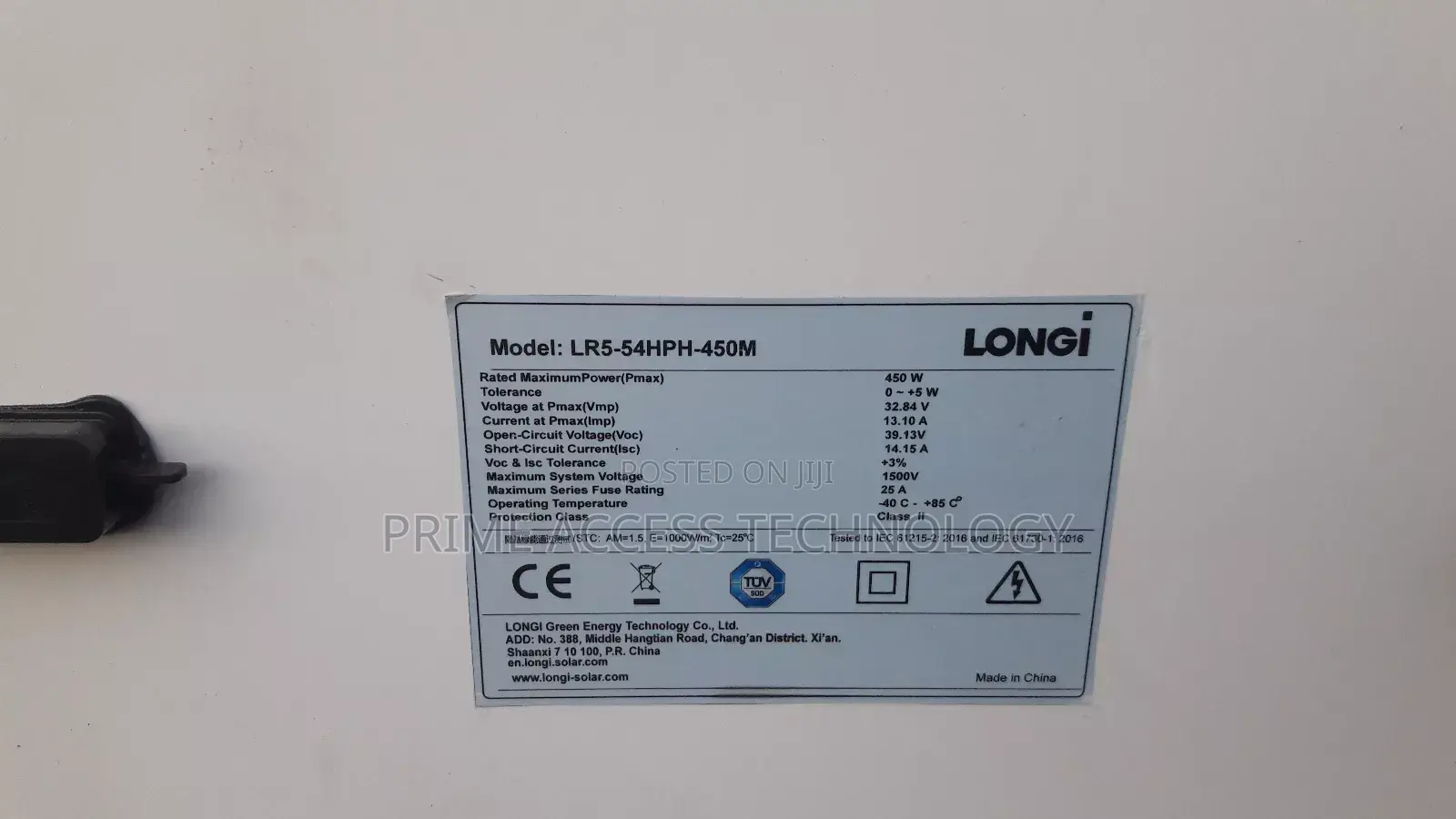 High Quality 450watts Longi Votovotic Solar Panel