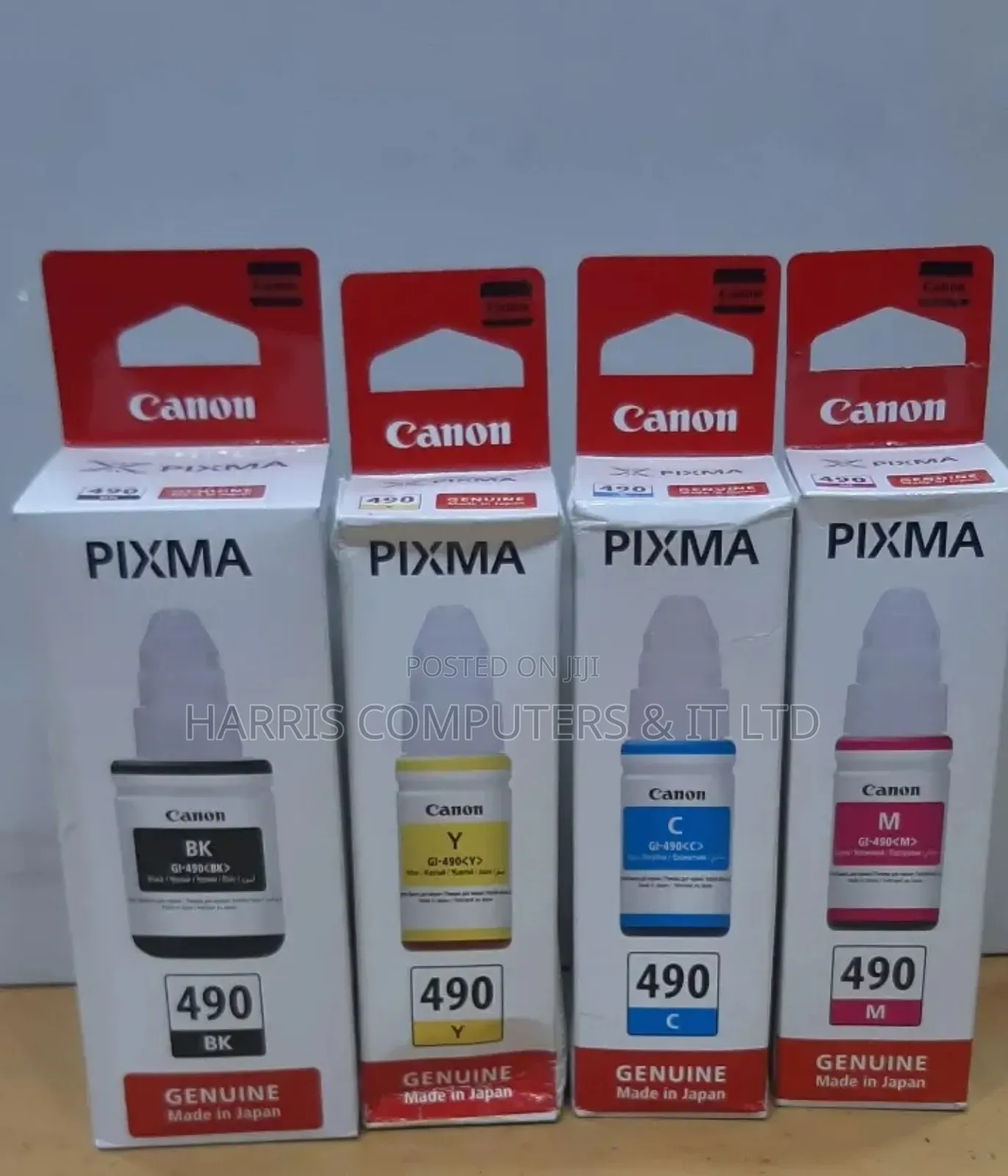 Canon Pixma 490 Ink, Black, Yellow, Magenta and Cyan