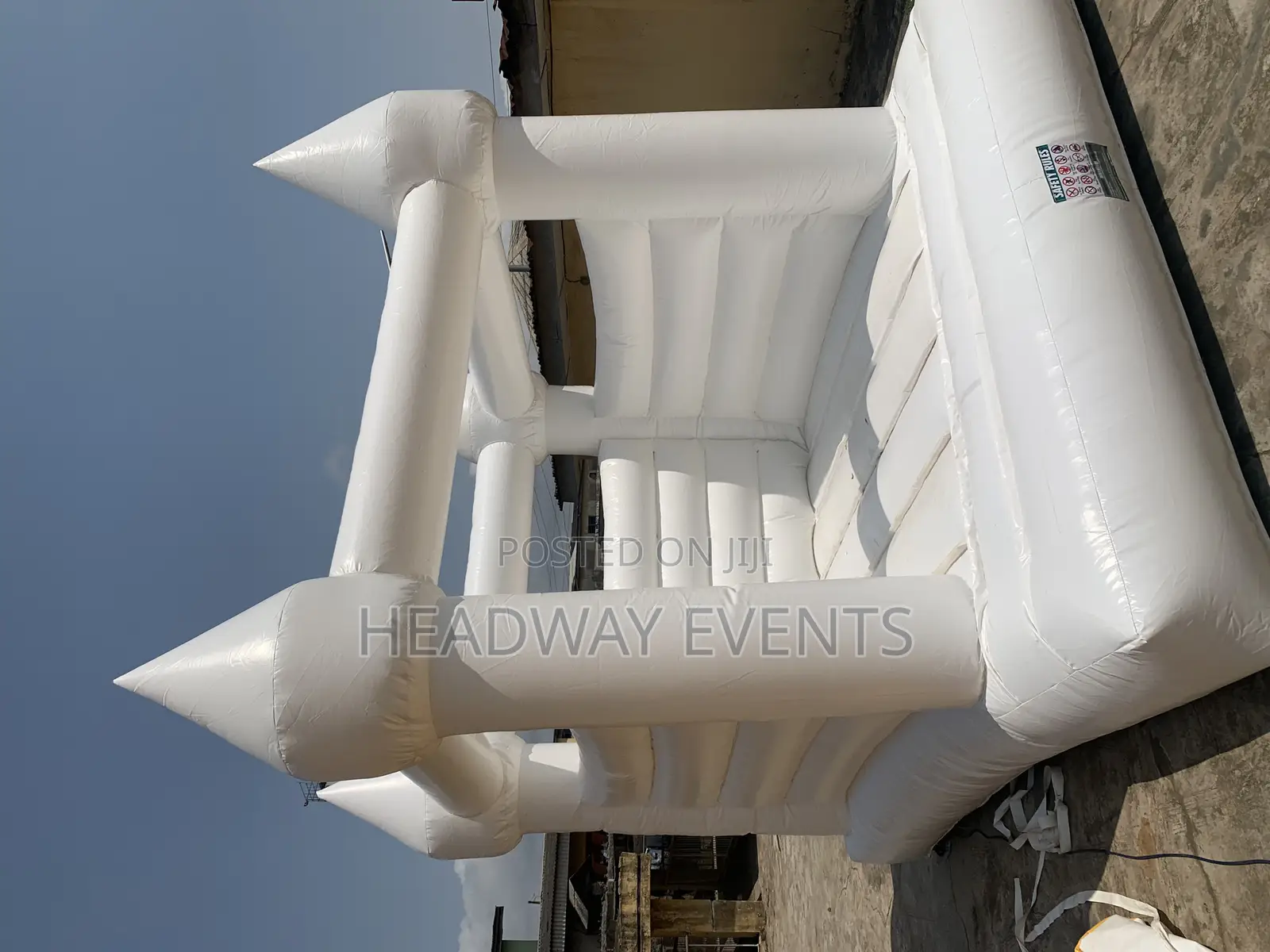 White Bouncing Castle Available for Rent and Sale in Ikorodu