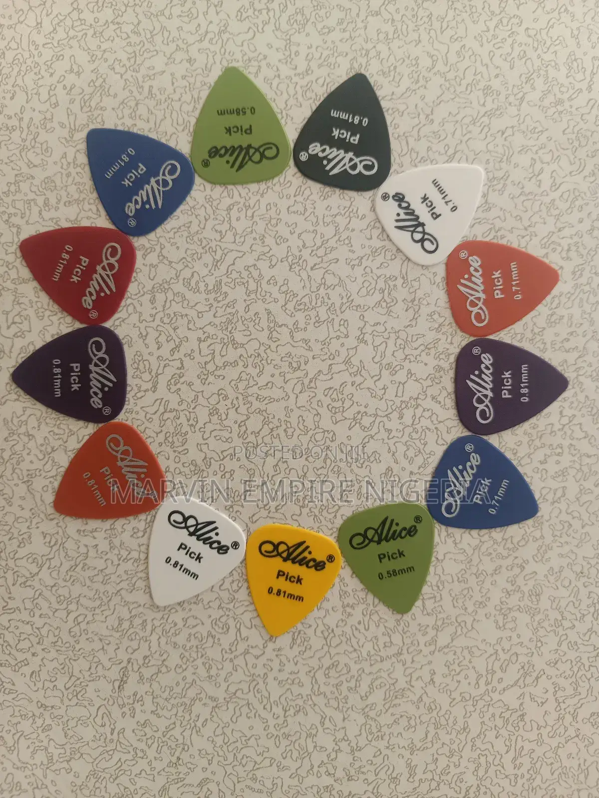 12 PCS Free 1 Electric Guitar Picks 0.71mm, 0.58mm Plectrums