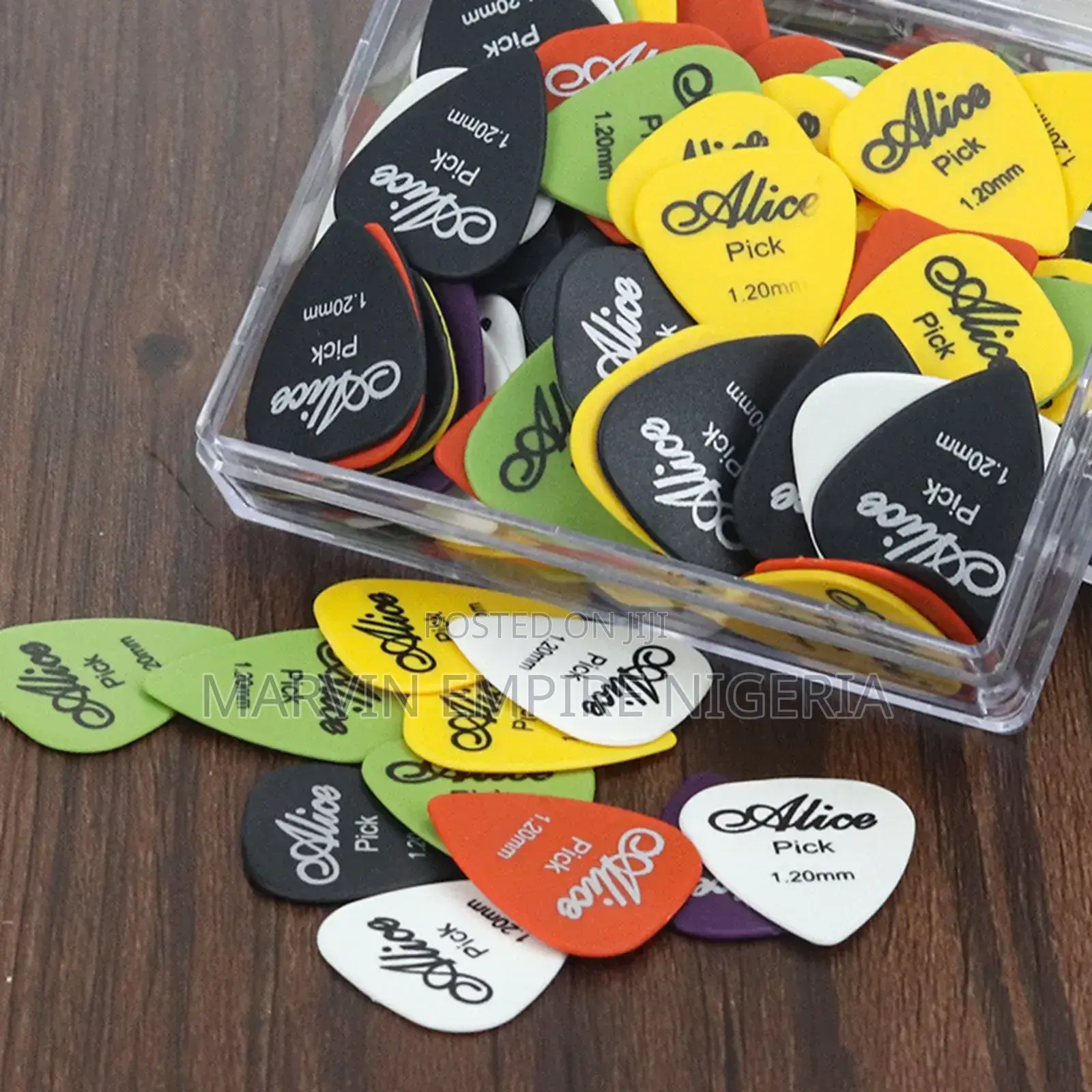 100 PCS Box Electric Guitar Picks 0.71mm, 0.58mm Plectrums