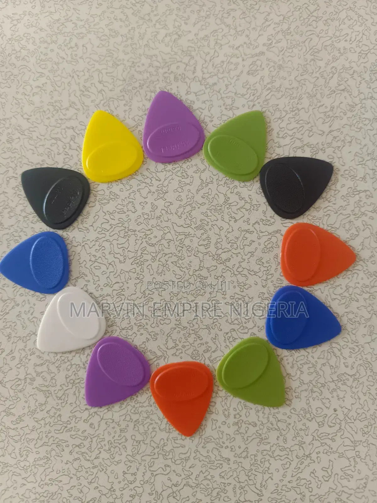 12 PCS Acoustic Guitar Picks 0.6, 0.7, 0.8mm Plectrums