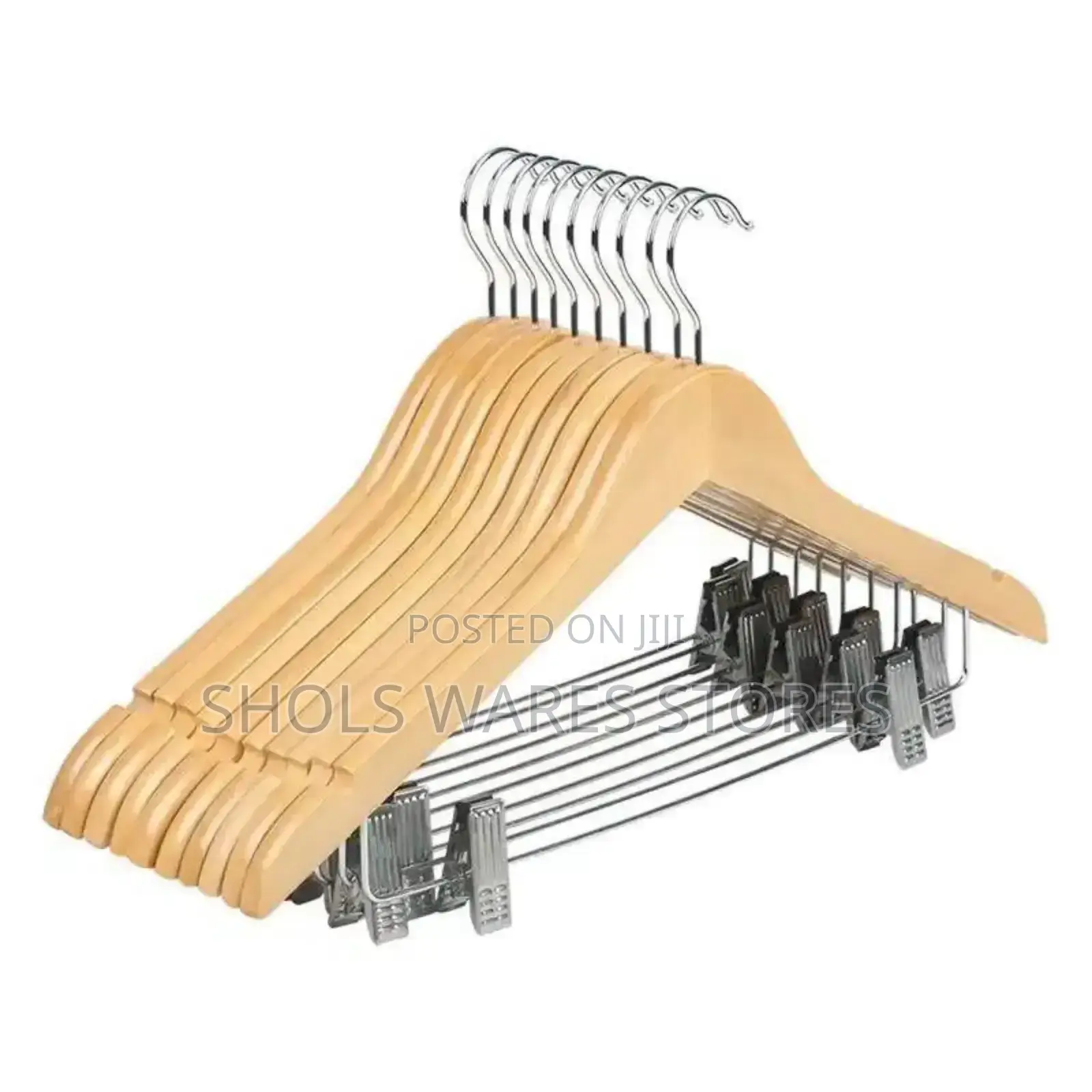 10pcs Store Wooden Hanger