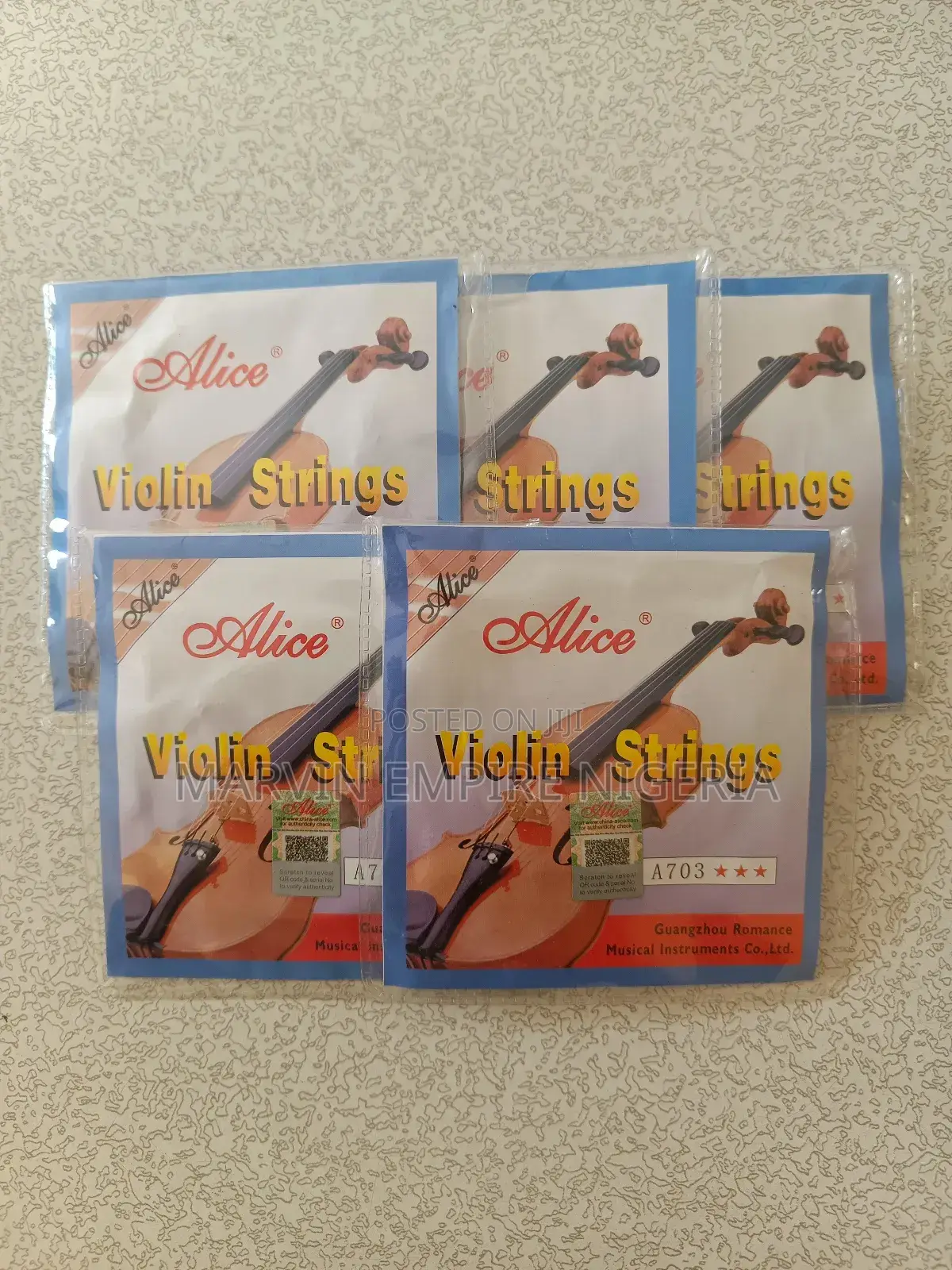 Alice 5 Sets Violin Strings A703